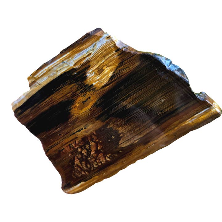 Lapidary Central - Wholesale Spiritual Stone/Crystal - Biggs Picture Jasper Slab - Coffee and Cream Lake Scene - Beers Mountain Oregon1