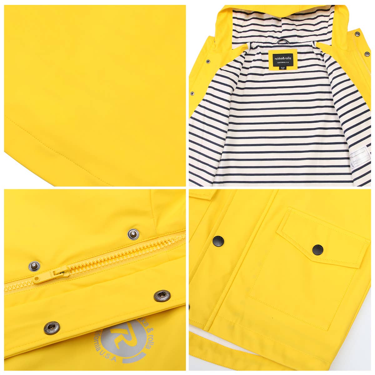 Rokka & Rolla - Wholesale Raincoat - Kids - Boys' Waterproof Rain Coats Rubberized Jackets8