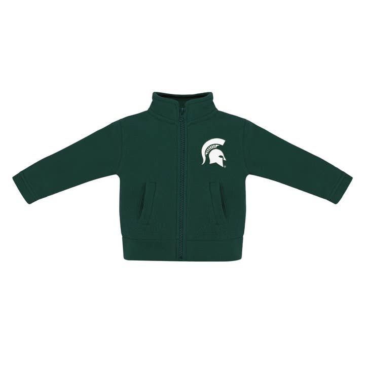 Michigan State Spartans Kids Fleece Jacket for wholesale by Creative Knitwear