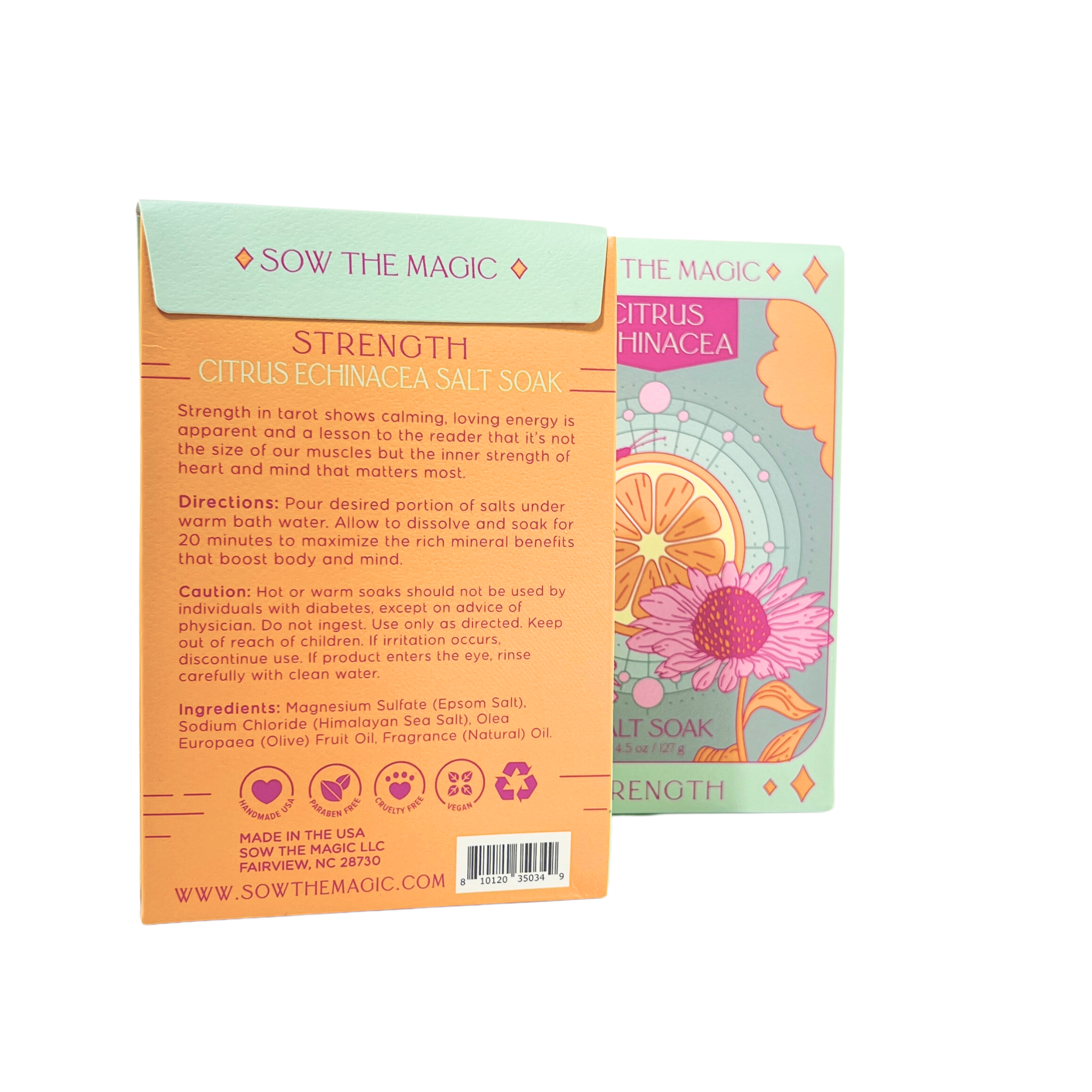 Sow the Magic - Wholesale Bath Soak/Milk - Strength Salt Soak in Citrus Echinacea3