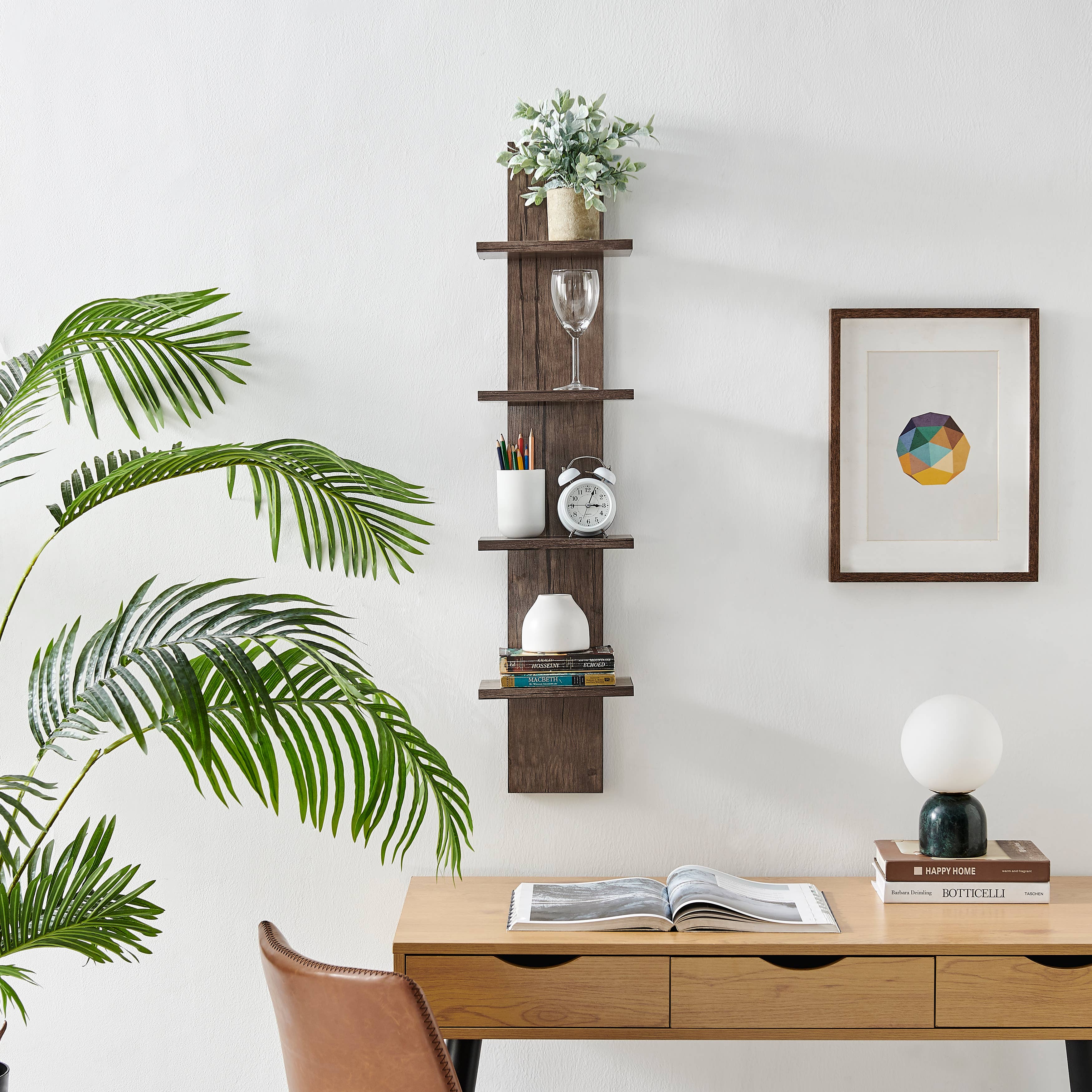 Danya B - Wholesale Wall Mounted Shelf - Arica Utility Column 4-Tier Spine Wall Shelves13