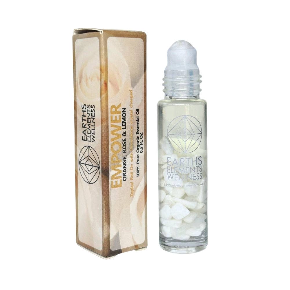 Earths Elements Wholesale - Vente Roll-on aux huiles essentielles - Crystal Roll-On - Empower1