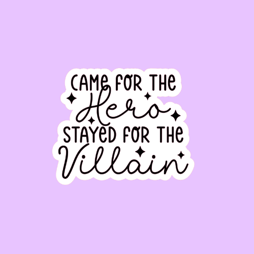 Shadows of Sunshine – Adesivo por atacado – Vim Pelo Herói, Fiquei Pelo Vilão Autocolante Literário0