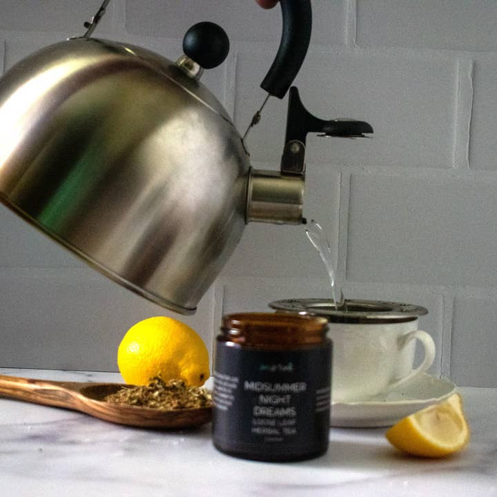 Midsummer Night Dreams Lemon Tea, Loose Leaf Herbal Tea for wholesale by Jen & Tonic