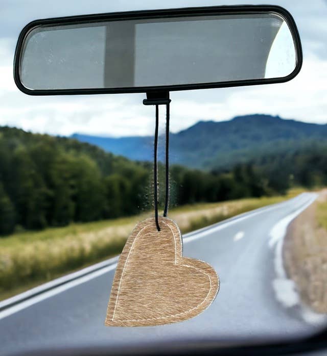 reSCENTit ~ Red Dirt Leather - Wholesale Car Freshener - Unisex - 2P-HAIR ON HIDE reSCENTable CHARMS  10