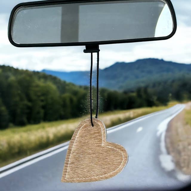 reSCENTit ~ Red Dirt Leather - Wholesale Car Freshener - Unisex - 2P-HAIR ON HIDE reSCENTable CHARMS 10