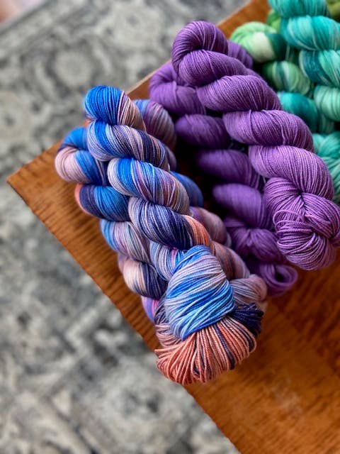 CMS Supply Co - Wholesale Yarn - Into the Storm - Artisan Dyed Yarn - Multiple Bases1