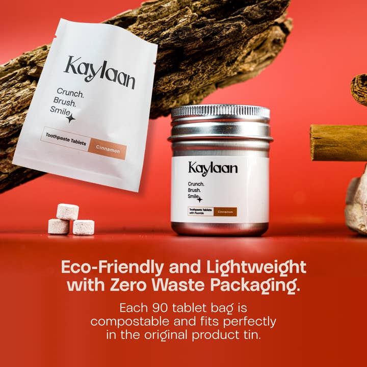 Kaylaan Toothpaste and Mouthwash Tablets - Wholesale Toothpaste - Kaylaan Cinnamon Toothpaste Tablets Refill – Fluoride-Free2