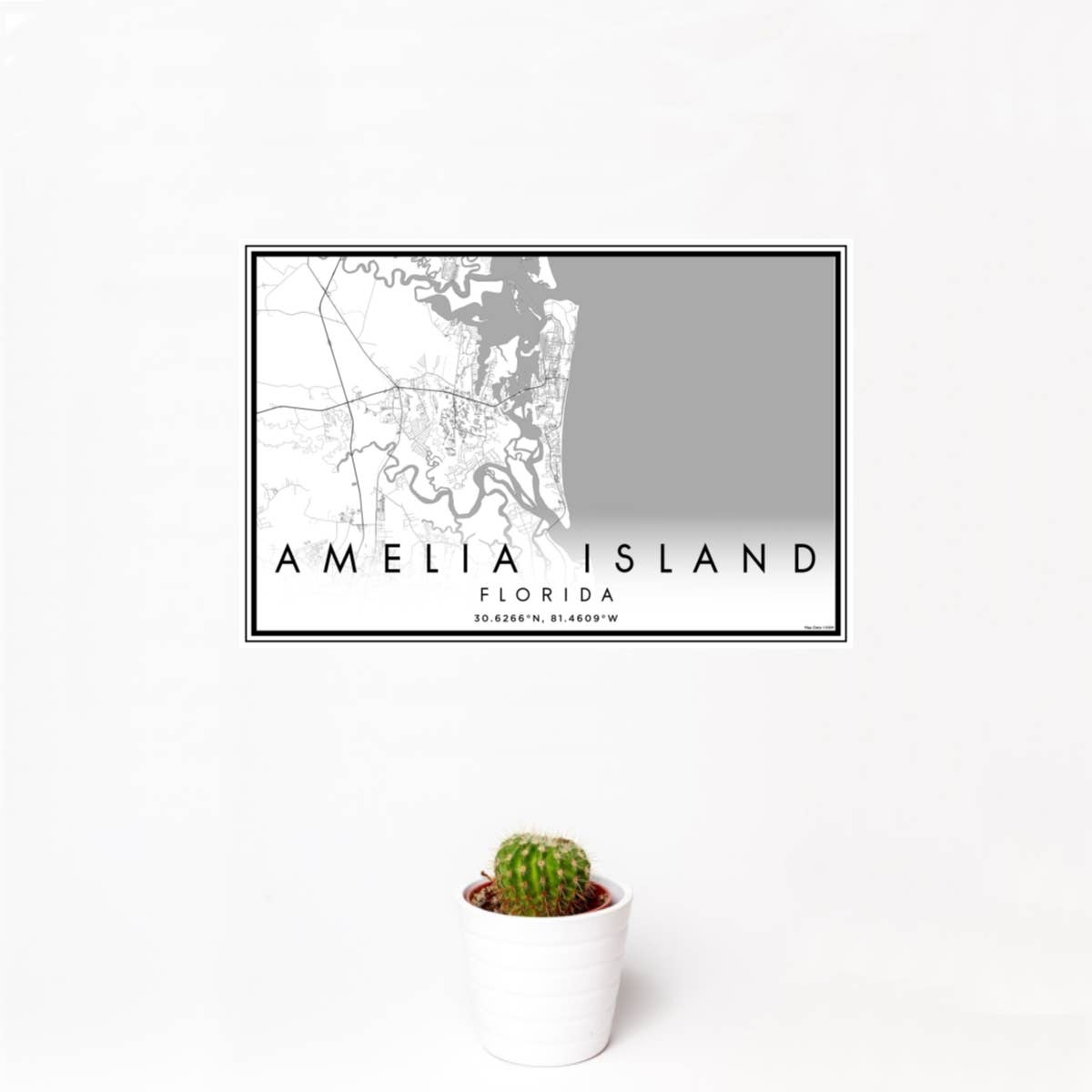 JACE.design - Wholesale Art Print - Amelia Island FL Map Print Classic1