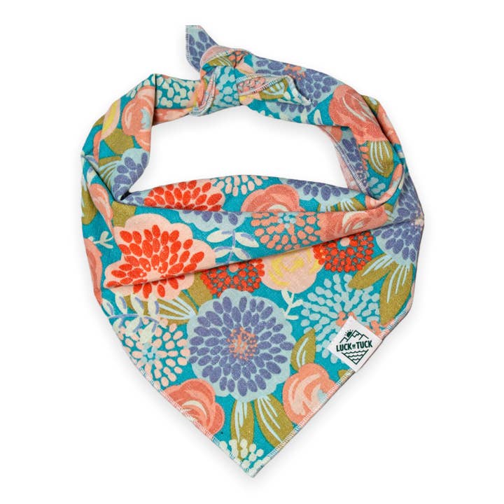 Peony Dog Bandana for wholesale by LUCK OF TUCK