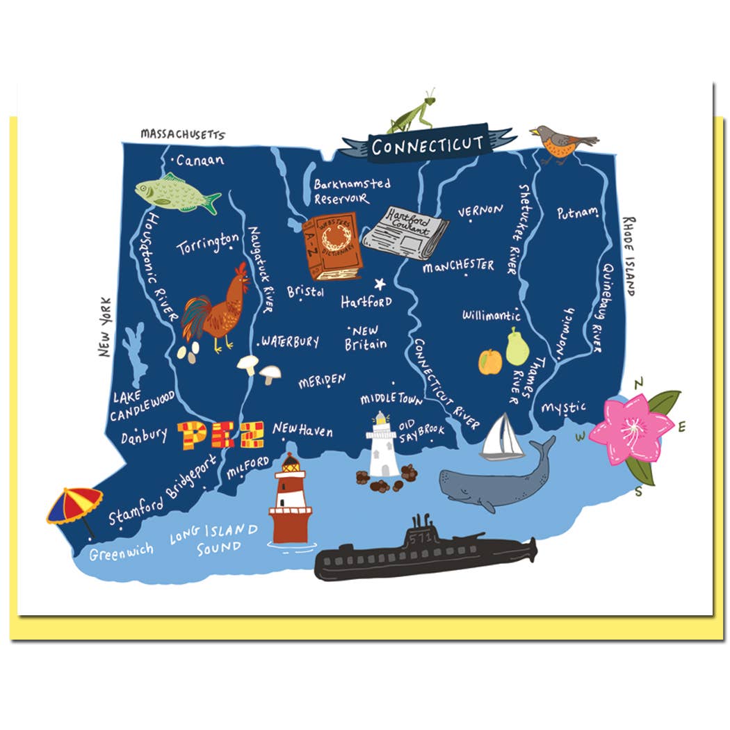 Allport Editions – wholesale Vardagliga hälsningskort – Hej USA Card Series - ALLA 50 STATER HÄR!9