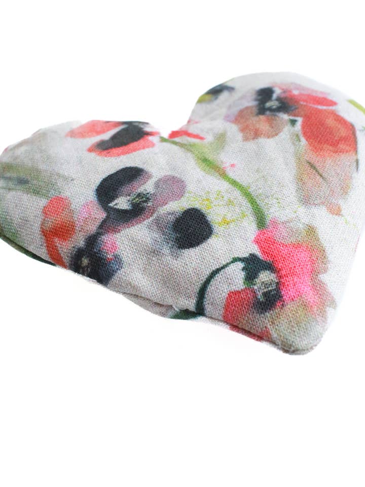 Heart Sachet Poppy (set of 4) for wholesale by Whitney Winkler