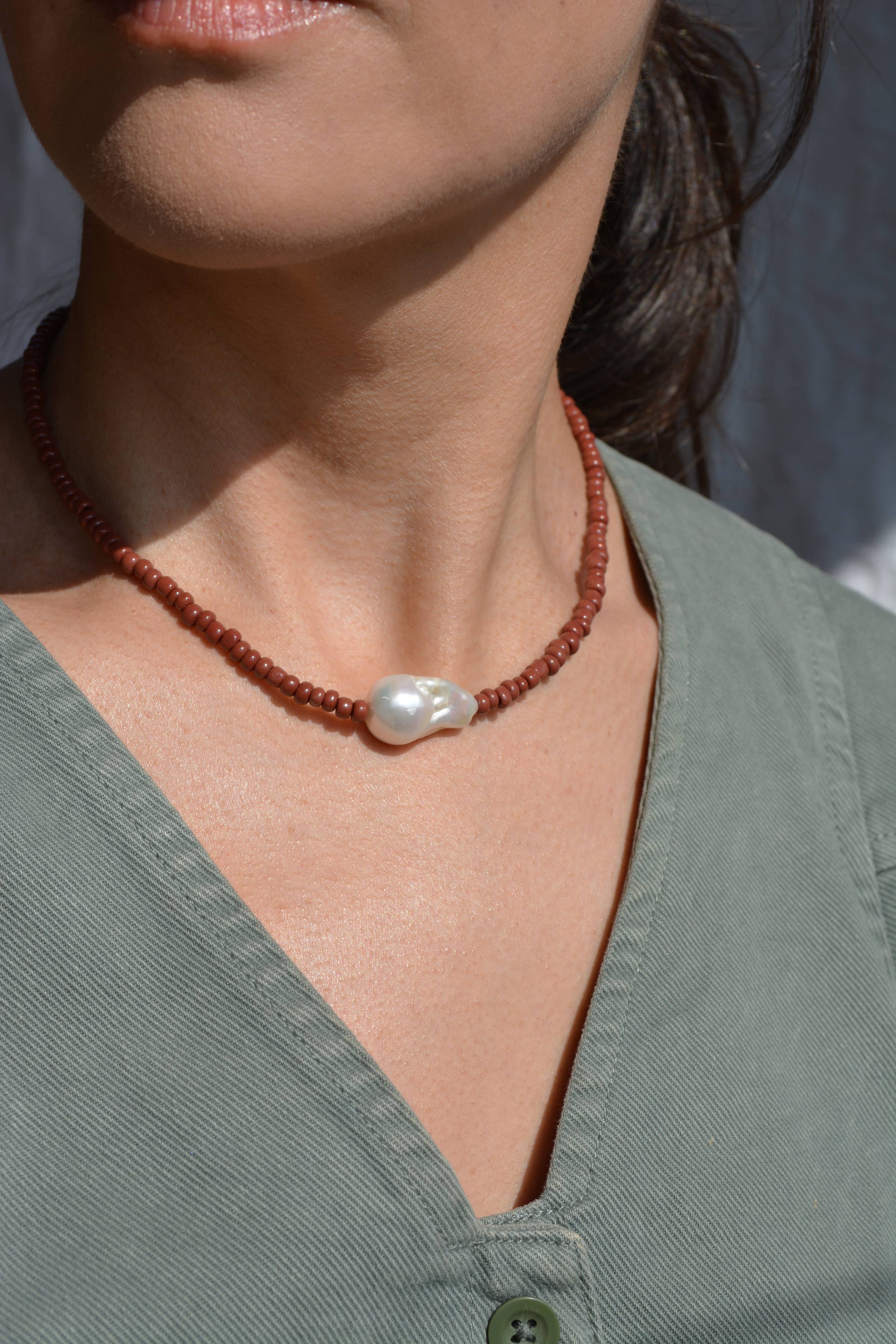 Gem & Blue – Engroshandel Perlehalskæde – Gemma perle halskæde1