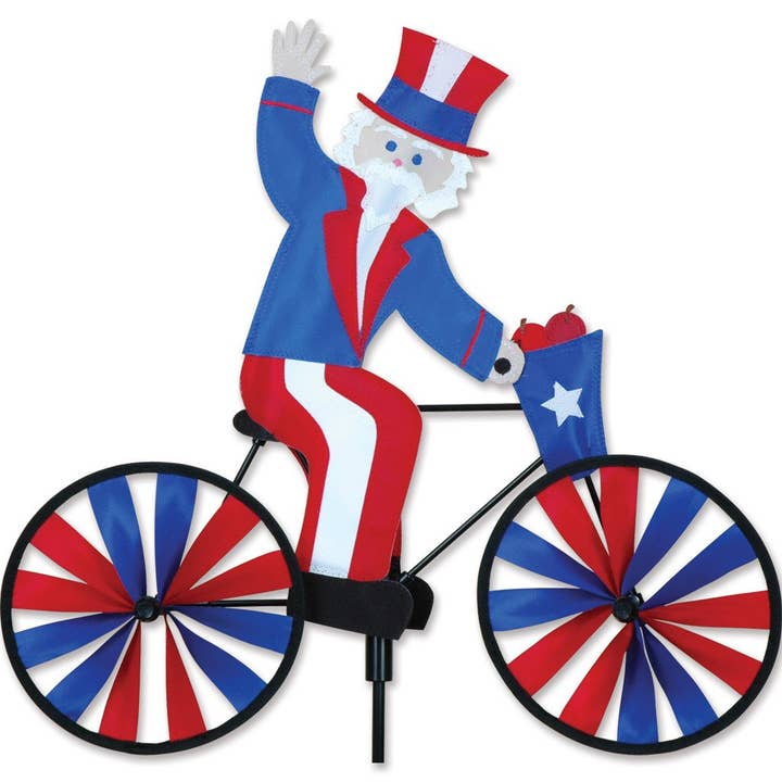 20 in Bike Spinner - Uncle Sam for wholesale by Premier Kites & Designs