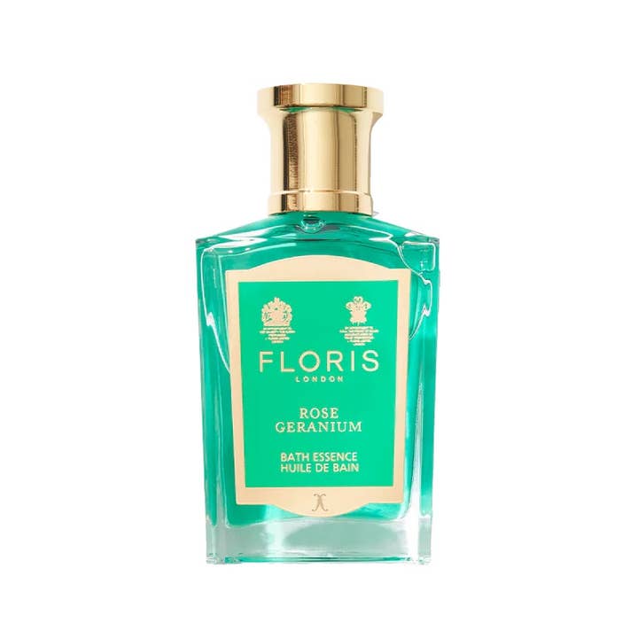 Rose Geranium Bath Essence Oil for wholesale by Floris London