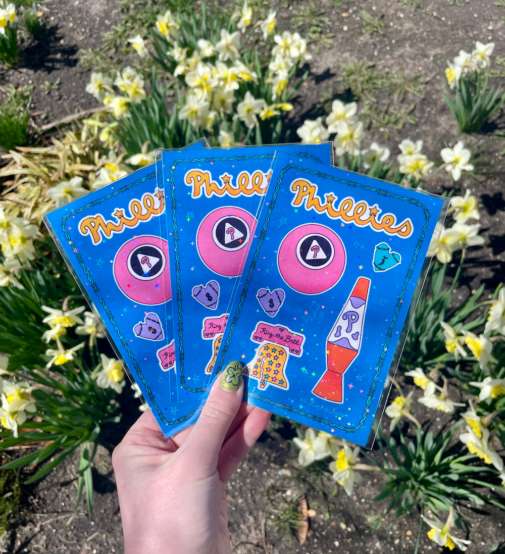 Lucky Lasso - Wholesale Sticker - Phillies sticker sheet1