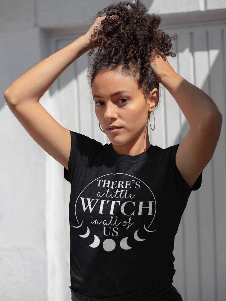 Little Witch, Goth Occult Shirt, Pagan Shirt, Wiccan Shirt for wholesale by Wickedly Divine Shop