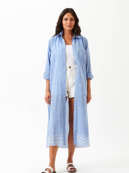 ESCOADOR PARA BAIXO COM BOTÃO CLAIRE por atacado de Amita Naithani