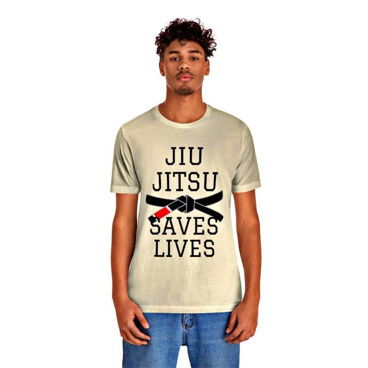 Jiu Jitsu Saves Lives Graphic Tee for wholesale by King Killers