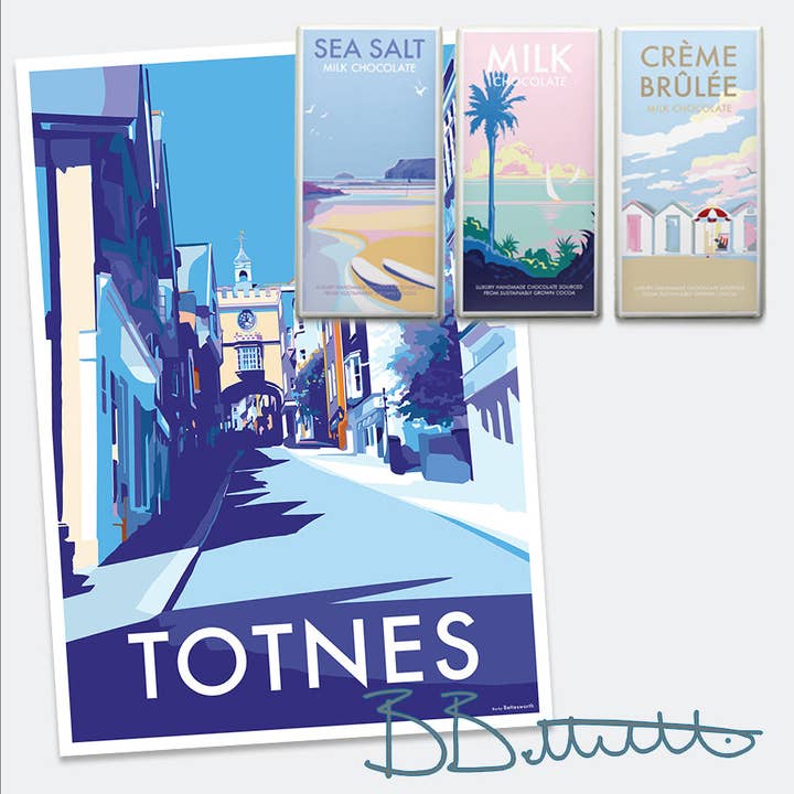 BeckyBettesworth – wholesale Art print – Totnes Arch