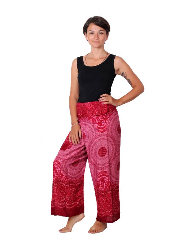 Studio 12 Collective (previously Ethnic Lanna) - Wholesale Pants – Women's - BUNDLE: 4-Pack Thai Fisherman Pants Prints (Assorted Colors)2