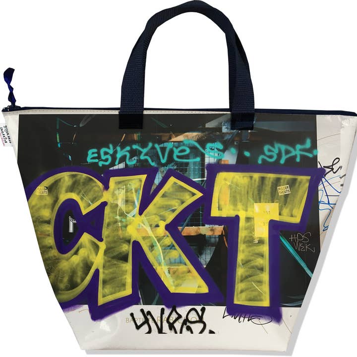 Sac à main zippé Street art pour la vente par BISTRAKOO