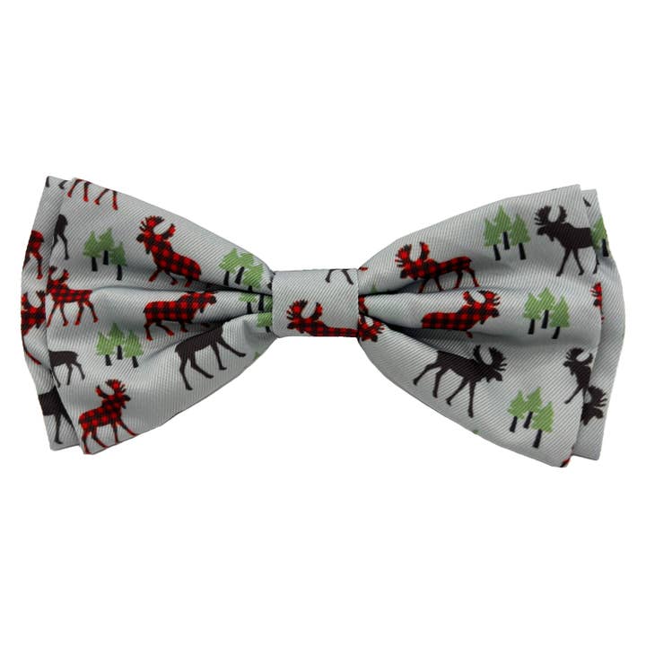 Woodsy Moose Bow Tie for wholesale by Huxley & Kent