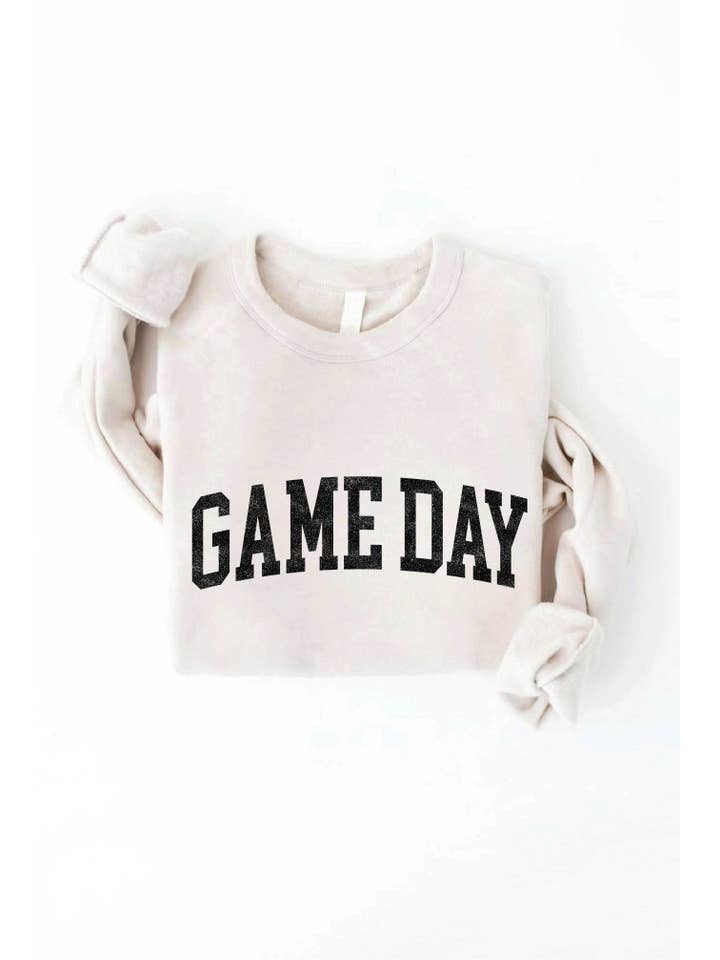 OAT COLLECTIVE - Wholesale Graphic Sweatshirt - Women's - GAME DAY Graphic Sweatshirt