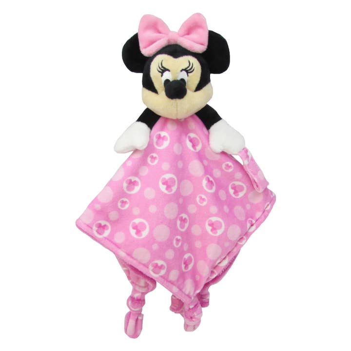 Disney Minnie Mouse Snuggle Blankey W Paci Loop for wholesale by Kids Preferred