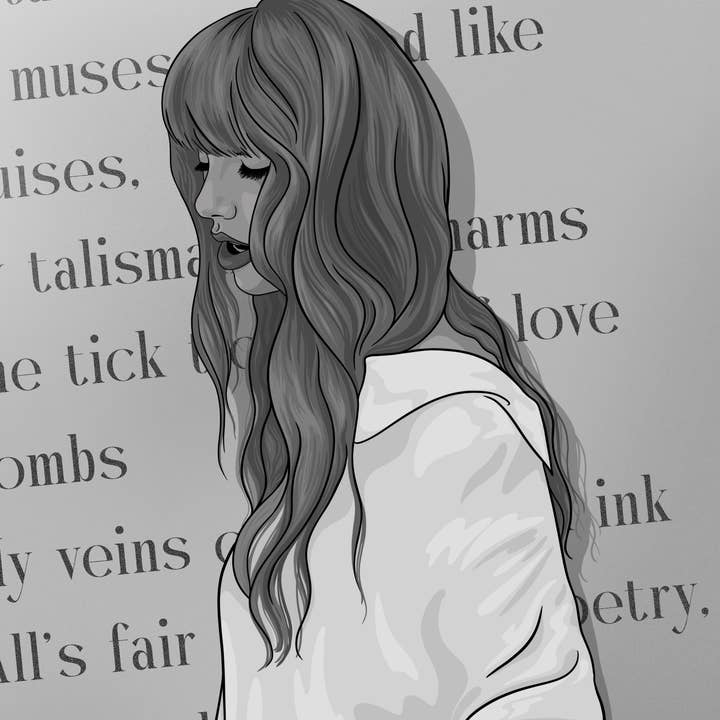 Laura Frances Heitzman – wholesale Art print – Taylor Swift TTPD Illustrated Art Print | Album Art