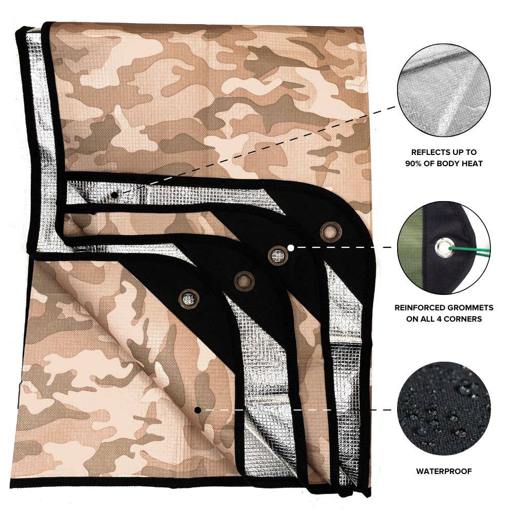 Arcturus - Wholesale Picnic Blanket - Arcturus Outdoor Survival Blanket 60" x 82"10