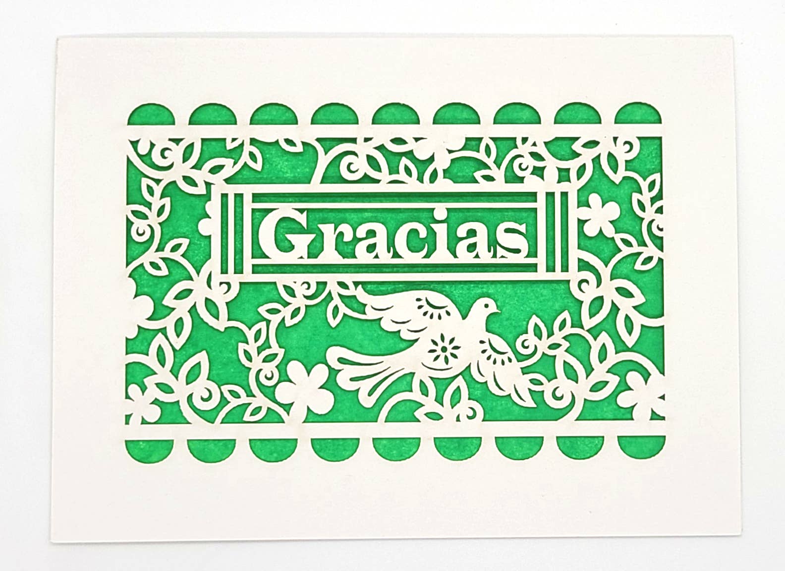 two hermanas - Vendita all'ingrosso Biglietti di ringraziamento - Gracias - Papel Picado - Grazie in spagnolo2