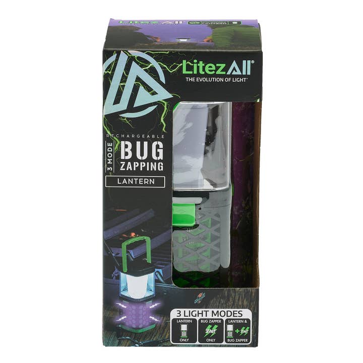 LitezAll - Wholesale Lantern - LitezAll Rechargeable Bug Zapping Lantern36