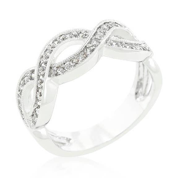 Cubic Zirconia Infinity Band for wholesale by JGoodin