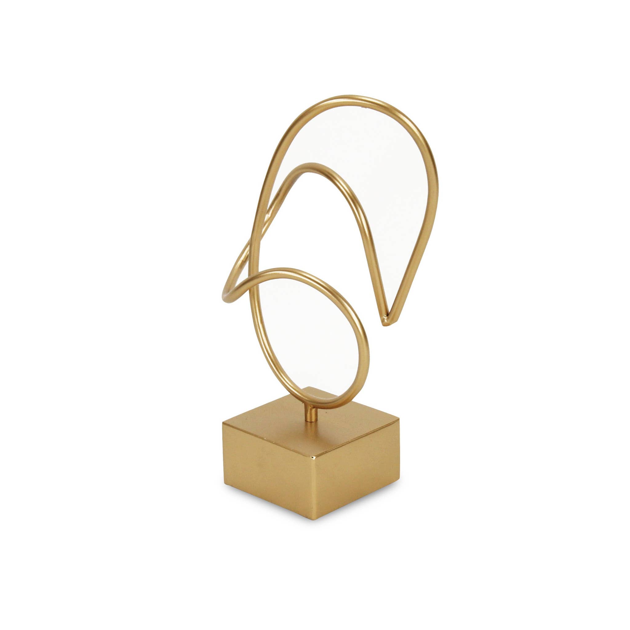 HomeRoots – wholesale Skulptur – 12 ”guldmetall handmålad skulptur2