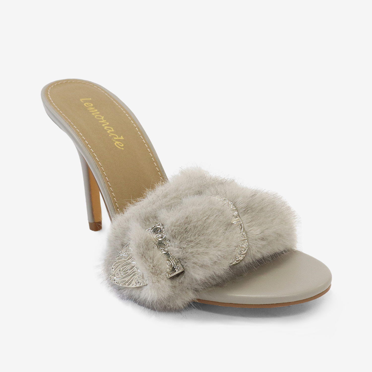 Lemonade Shoes – Engroshandel Højhælede sko - Dame – CHAIRMAN- Pelsmuldhæl med udsmykning19