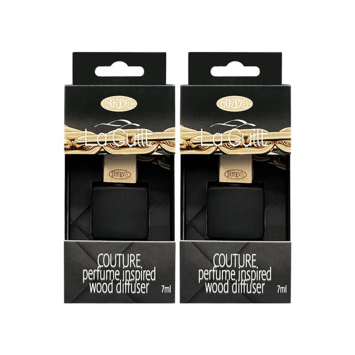 Flava Couture Wood Car Air Freshener - La Guilt for wholesale by Flava Car Scents