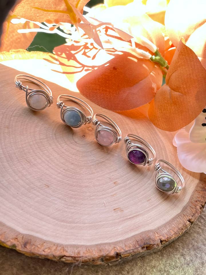 Handmade Sterling Silver Gemstone Rings for wholesale by Leavitt & Asher