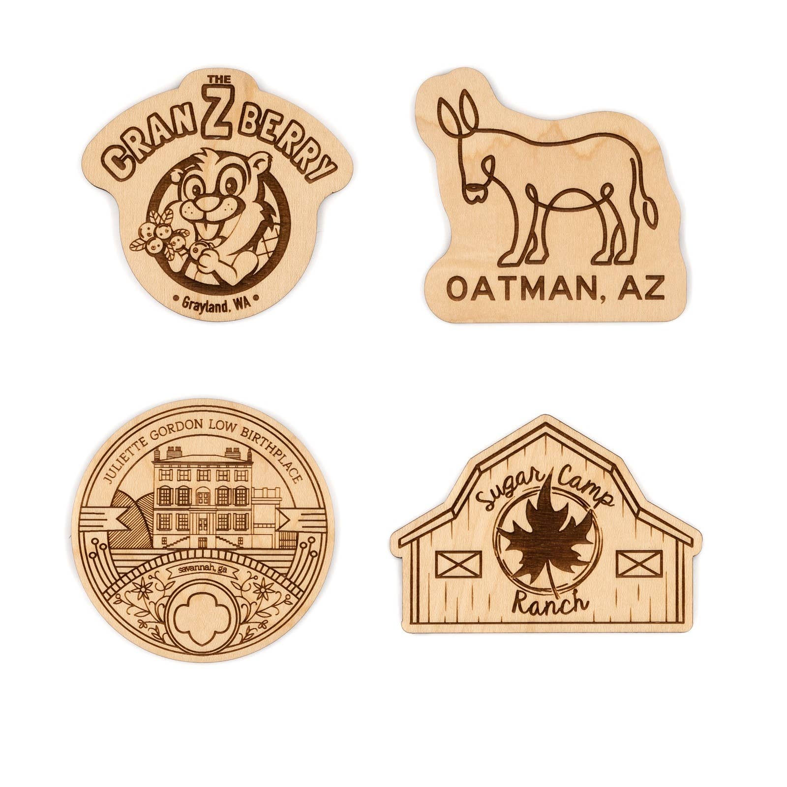 Steamer Lane Design - Wholesale Magnet - Custom Wood Magnets6