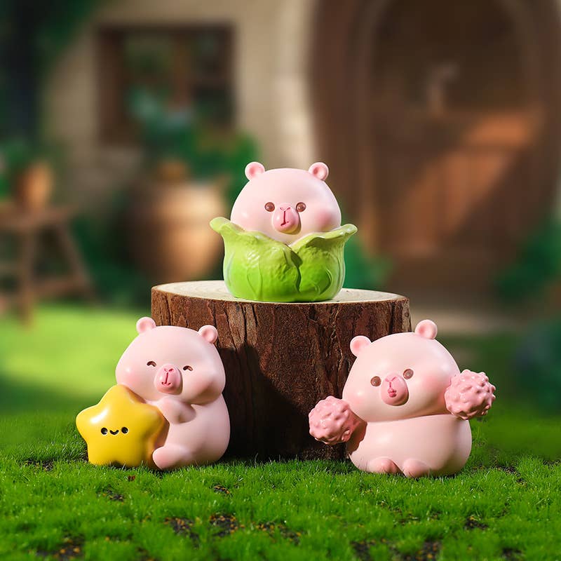 BCmini - Wholesale Decorative Figurine - 71280 Pink Capybara Blind Box-1219