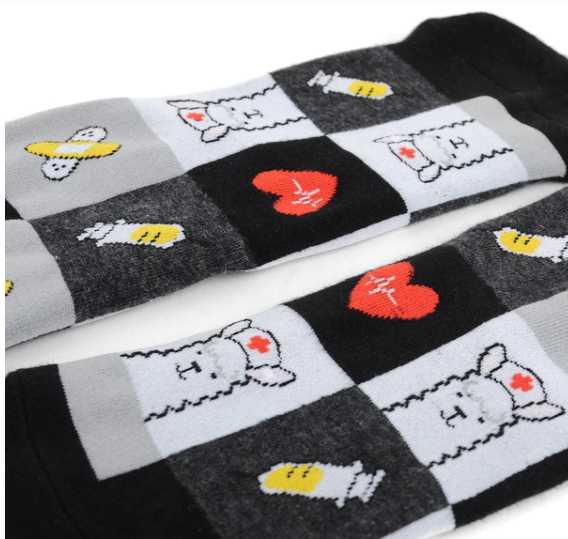 Sok-it by H2 LLC - Vendita all'ingrosso Calzini - Unisex - Calzini unisex Infermiera Lama1