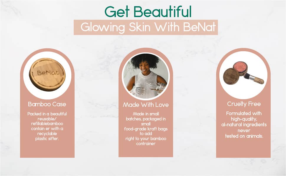 BeNat - Wholesale Blush - Blush Loose Powder4