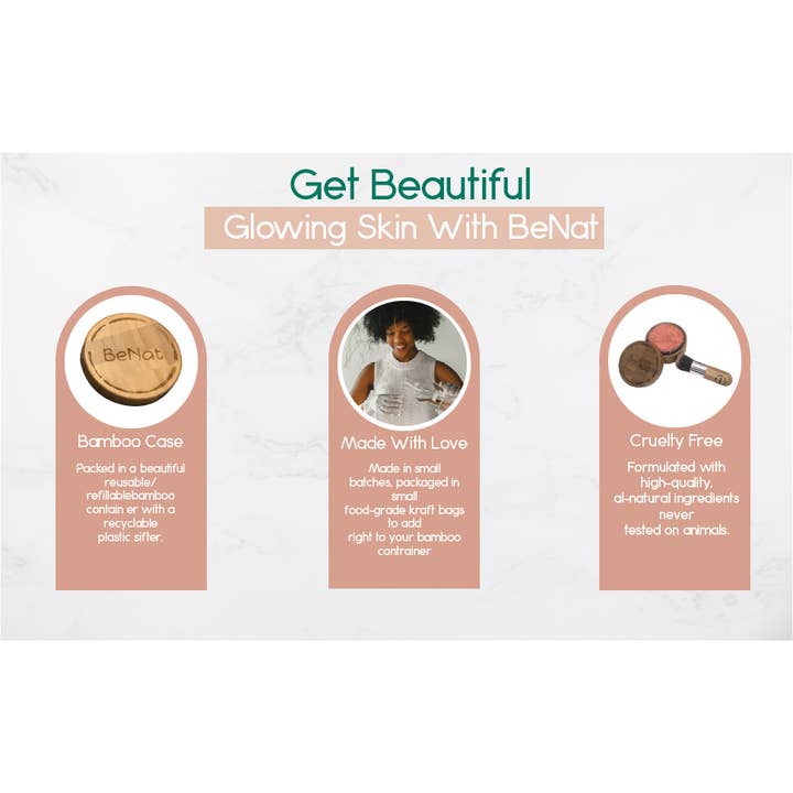 BeNat – Großhandel Rouge – BeNat Loses Rouge-Puder4