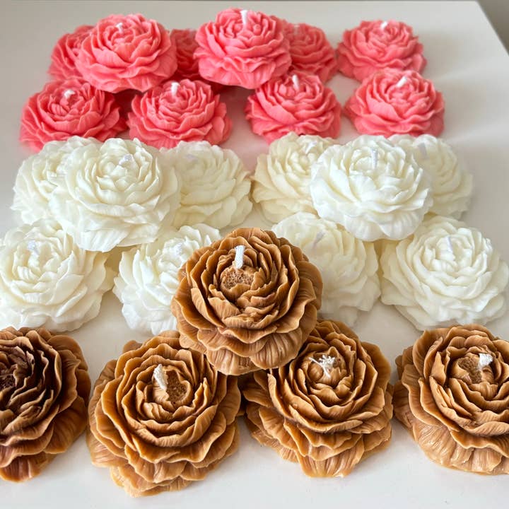 youngpee - Wholesale Novelty Candle - Peony Candle, Flower Candles, Rose Candle, CHRISTMAS CANDLE,