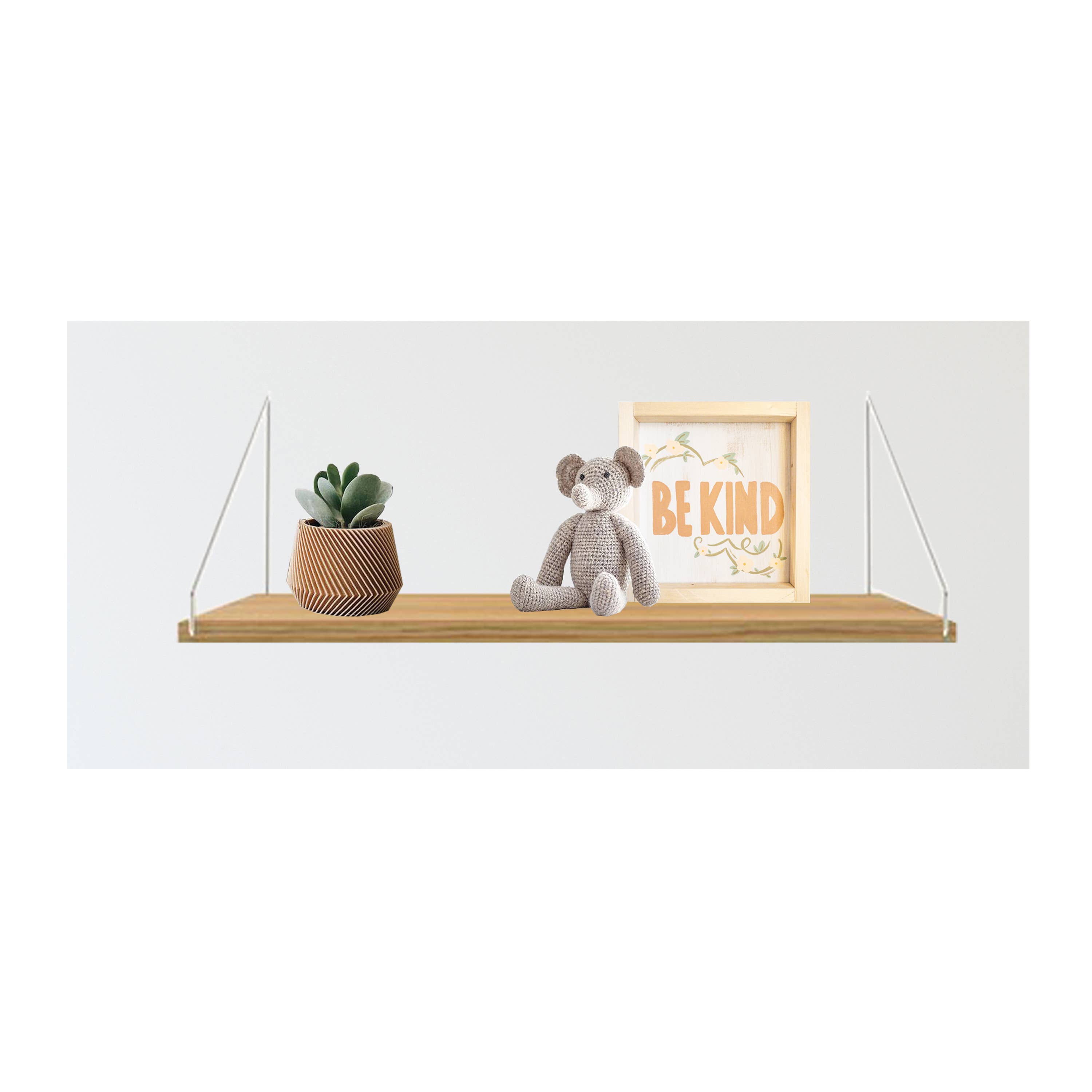 love, Holston - Wholesale Sign - 10x10 Be Kind - Terra-cotta Wooden Sign1