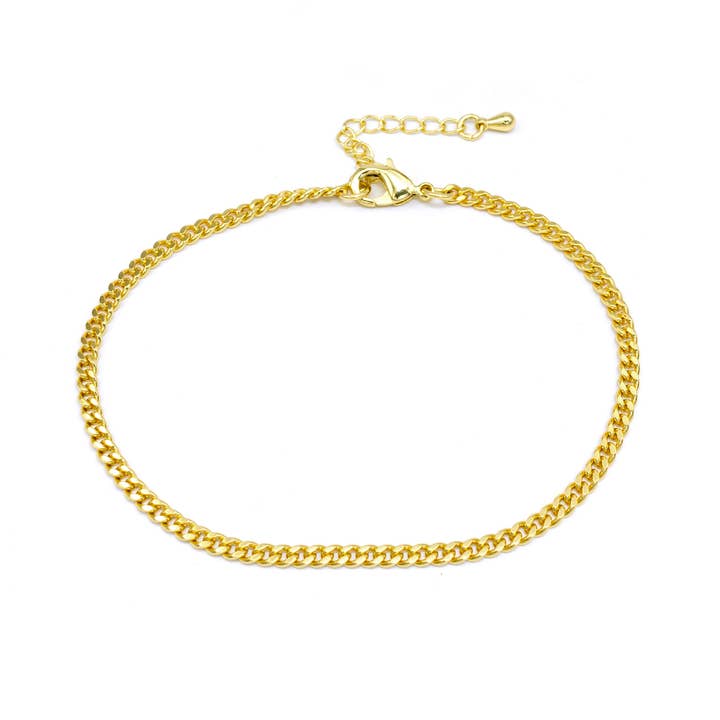 Bracelet Chaîne Gourmette Or Classique CDESIGN-00112 pour la vente par Simply Jewels