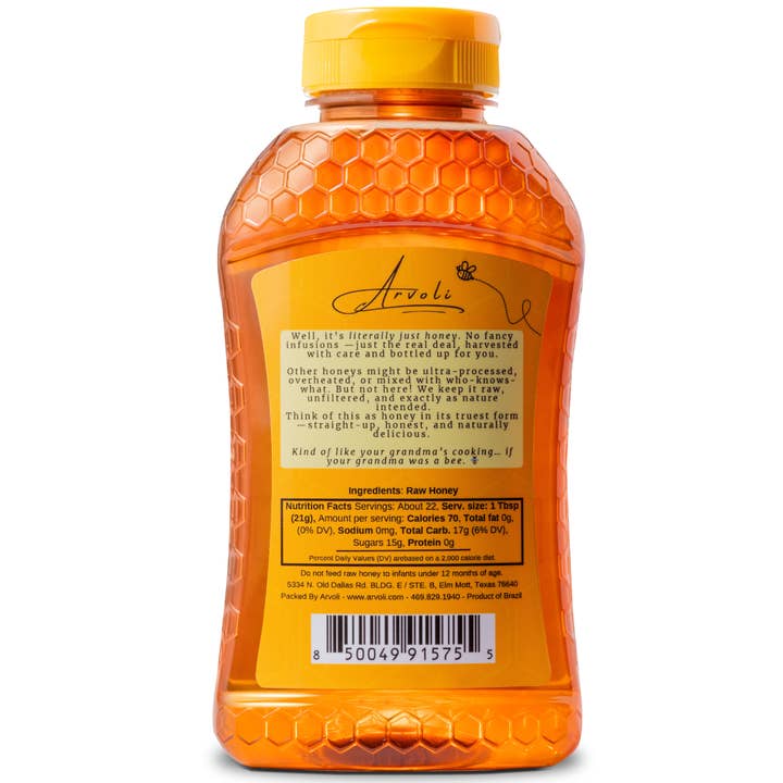 Arvoli Honey - Wholesale Honey - Raw & Unfiltered Honey - 1 LB1
