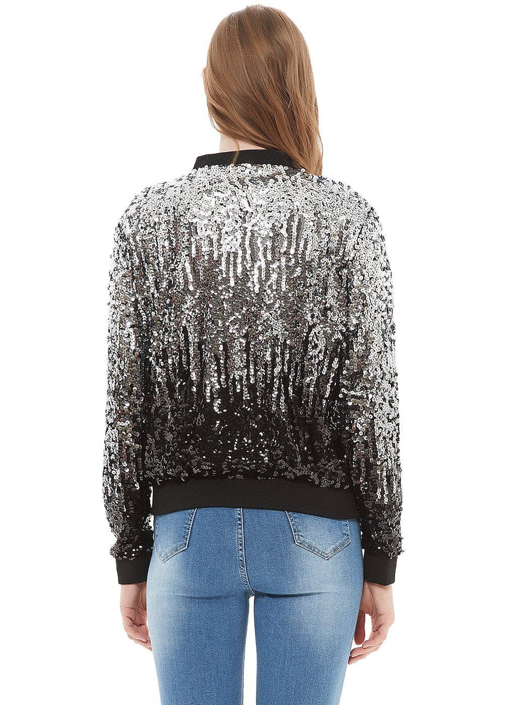 Anna Kaci Wholesale - Vente Bombers – femme - Blouson aviateur zippé à sequins96