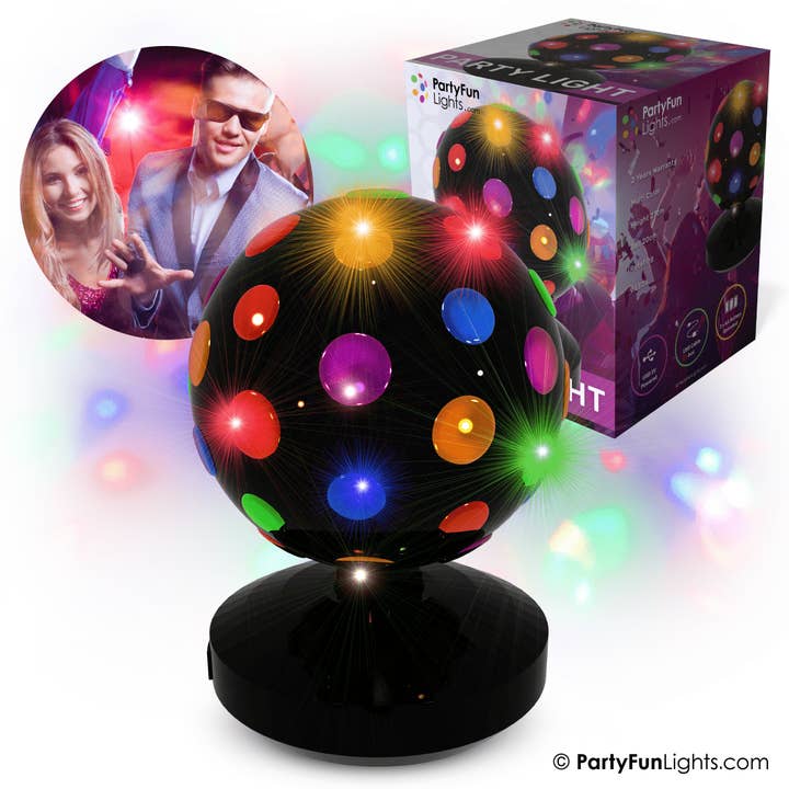 PartyFunLights USB multi-color party light 6" for wholesale by PartyFunLights Europe B.V.