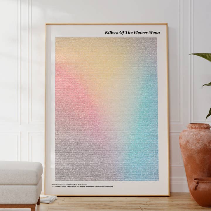 Poster met scenario voor Killers of the Flower Moon voor wholesale door Fade Out Prints